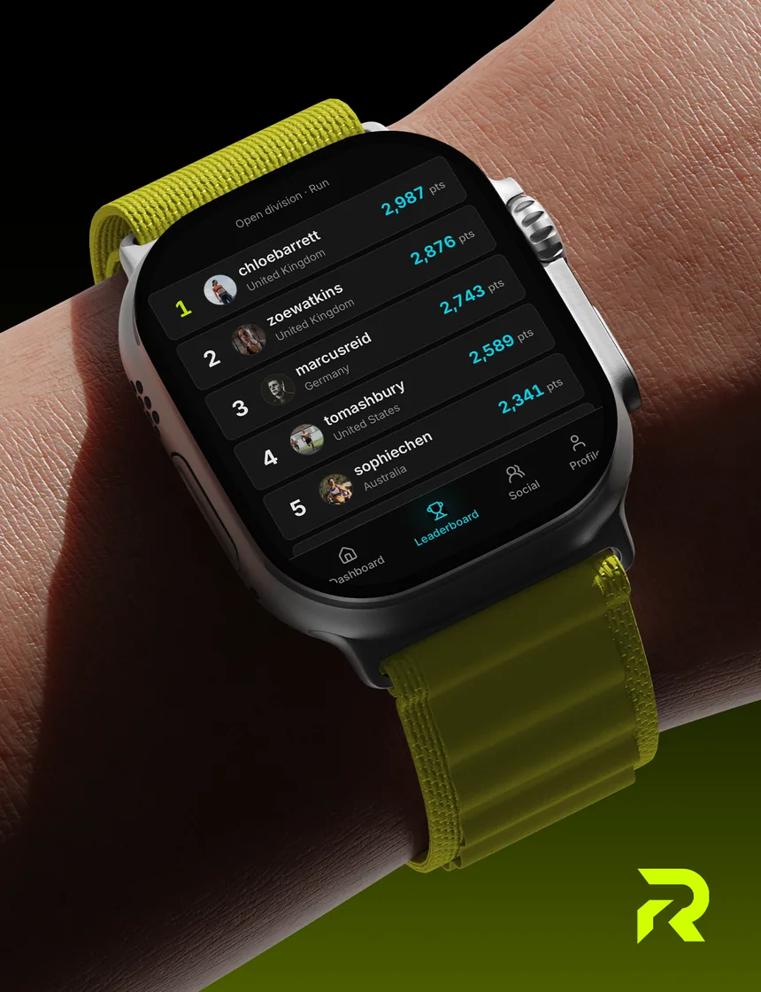 RNKX on Apple Watch — Apple, Garmin, WHOOP